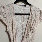 Brandy Melville  Robbie Pink Floral Wrap Midi Dress- One Size Photo 5
