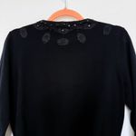Twenty One Y2K  Beaded Cardigan Size‎ L Black Whimsigoth Witchy Fairy Grunge Goth Photo 6
