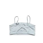 Gymshark cut out bandeau sports bra M fresh blue weightlifting training gym Photo 3