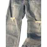 Time & Tru  Distressed Straight Blue Jeans Denim Plus Size 18 Zipper Womens Photo 1