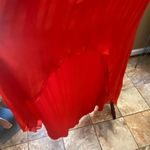 Spiegel VINTAGE RED HIGH LOW MAXI DRESS SIZE 14 Photo 4