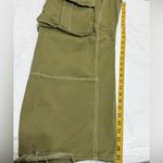 ZARA Women’s Green Cargo Pants Seamed Stylish Casual Size 10 Photo 11