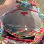 Lilly Pulitzer jubilee patchwork diaper bag with changing pad RARE Photo 10
