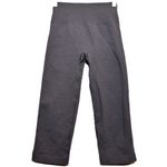 Lululemon Free To Flow Crop 17" Magnum White Seamless High Rise Speckled 0 Photo 1