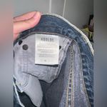 AGOLDE New  Riley High Rise Straight Jeans in Frequency Photo 10