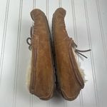 UGG  Women's Dakota Chestnut Suede Slippers Moccasins Size 8 Photo 8