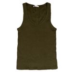 ZARA  Ribbed Vest Top Khaki Large Photo 6