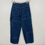Dolls Kill  Postergrl Wide Leg Distressed Jeans Small Photo 5