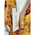 Rachel Zoe Women’s Size M Yellow Floral Peplum Halter Top NWT Photo 5