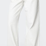 Edikted  roman low rise baggy jeans in white Photo 0