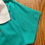 Lacoste Vintage Teal Green Polo Shirt Top Womens 42 Small Photo 11