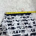 Ann Taylor Floral Mesh Ribbon Striped Skirt Blue White 2 Petite Photo 5