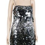 Black and silver sequin mini dress Photo 0