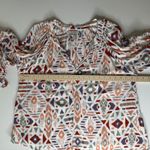 Andree by Unit Andree‎ by Unit Modern Abstract Blouse Size 1X Long Sleeve Lightweight Artsy Photo 11