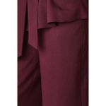 Eshakti Burgundy Bell Sleeve Blouse Photo 7