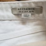 ALLSAINTS 🆕  NWT 6 Betty White Denim Frayed Rip Skirt New Photo 3