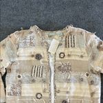 Textured Beige and Cream Blazer Size 2XL Tan Photo 1