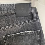 ANINE BING  frayed high-rise bootcut jeans in dark gray Photo 5