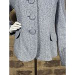 Pendleton  Blazer Woman's 8 Blue Silk Blend Lined Career Retro‎ Office Career Photo 3