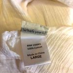 l*space Kokomo Ivory Bright White Mini Halter Dress Lace Embroidery Beach Pool L Photo 9