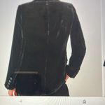 Ro & De Velvet dinner jacket lined shoulder pads Shaw collar vintage Photo 1