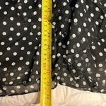 Olivia Matthers Polka Dot Black Midi Dress Size 6 Black Photo 5