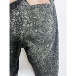 AG Adriano Goldschmied Anthropologie AG 26R High Rise Boho Black Velvet Paisley Pants Skinny Photo 8