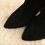Joie  Laisha Suede Boots Ruffle Detail Black 36 Photo 4