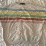 Blue Blush Pastel Stripped Sweater Photo 1