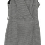 ZARA  Black and White Houndstooth Mini Dress no belt Photo 0