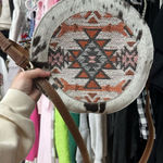 Myra Bags Myra Bag Geometric Patterned Crossbody Round Bag Photo 0