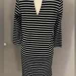 Madewell NWT striped knit jersey dress Photo 2