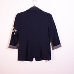 Bailey 44 Academia Ponte Stretch One Button Blazer Jacket Gray Navy Blue 2 Photo 3