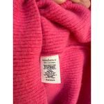 Sundance Hot Pink Long Sleeve Rowan Cashmere Pullover V-Neck Sweater Size Small Photo 2