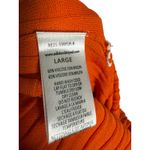 Solid & Striped Kimberly Flame Orange Ribbed Side Snap Sleeveless Midi Dress L Photo 15