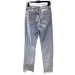 Pretty Little Thing Women's Light Blue Boyfriend Distressed Jeans Sz 10 Photo 2