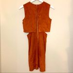 Fashion Union Suede Cut Out Zip Up Dress Size XS Photo 3