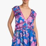 Free People Spring Fling Mini Dress in Ultra Violet Combo Small Photo 12