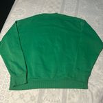 Green Meowy Christmas Cat Sweatshirt Size M Photo 1