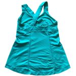 Lululemon push ur limits teal green tank top yoga running athletic tank size 6 Photo 1