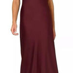 LIV FOSTER KNOTTED SATIN
GOWN Bordeaux dress size 4 Photo 0