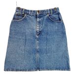 Essentials Sport Vintage Womens Denim Jean Skirt Blue A Photo 0