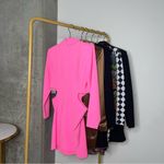 EXPRESS Pink Cutout Mini Blazer Long Sleeve Barbie Dress Photo 11