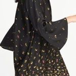 Old Navy  Bell Sleeve Floral Neck Tie Shift Dress Medium Photo 1