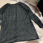 Free People  Lenox Tunic Sweater Small Onyx Combo S/M Photo 11