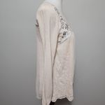 Buckle  Jolt cream embroidered lace crinkle blouse size small Photo 1