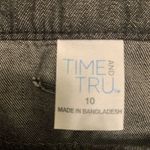 Time And Tru Women's Tiered Button Front Denim Skirt Western Choose Your Size Black Size undefined Photo 9