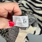 Proenza Schouler White Label Sleeveless Knit Zebra Leopard Midi Dress Womens M Black Size M Photo 8