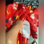 Realisation Par Realisation THE TEALE in Rouge Fleur silk dress Photo 4