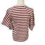 Pennyblack European Striped Printed Crewneck Trumpos Sleeves T Photo 5